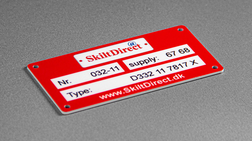 Printet Plast Skyltar