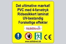 Klistermærke i PVC