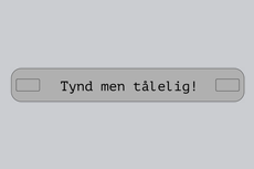 Præget kabelmærke, 70x10mm
