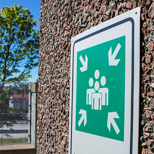 Indsamlingssted for støbt plast