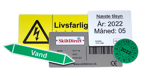 Klistermærker i PVC med 4-farvetryk